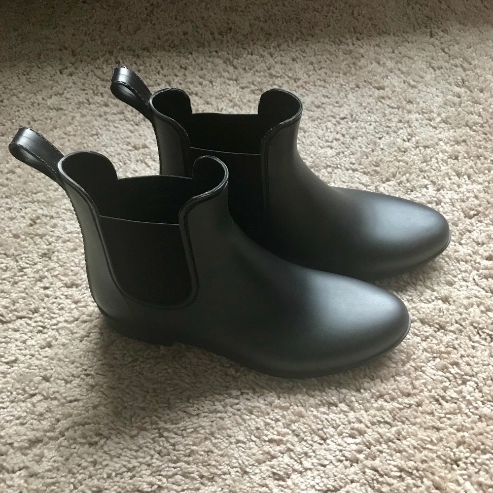J. Crew Matte Chelsea Rain Boots